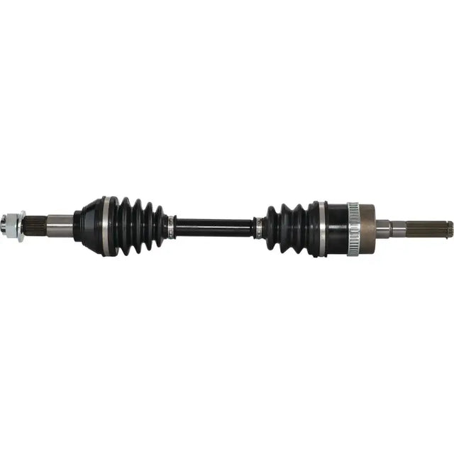 Automotive CV axle assembly featuring a 6 Ball Heavy Duty Axle Can for durability