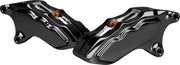 HAWG HALTERS INC 6 Pist Front Dual Caliper Kit Black W/ 11.8" Rotor
