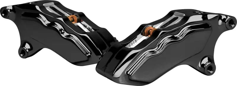 HAWG HALTERS INC 6 Pist Front Dual Caliper Kit Black W/ 11.8" Rotor