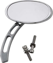 60-0165 Custom Oval Mirror Chrome L/R 5"