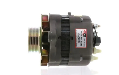 Gray and gold Arco Marine Alternator for marine boats, part of the Arco Marine line