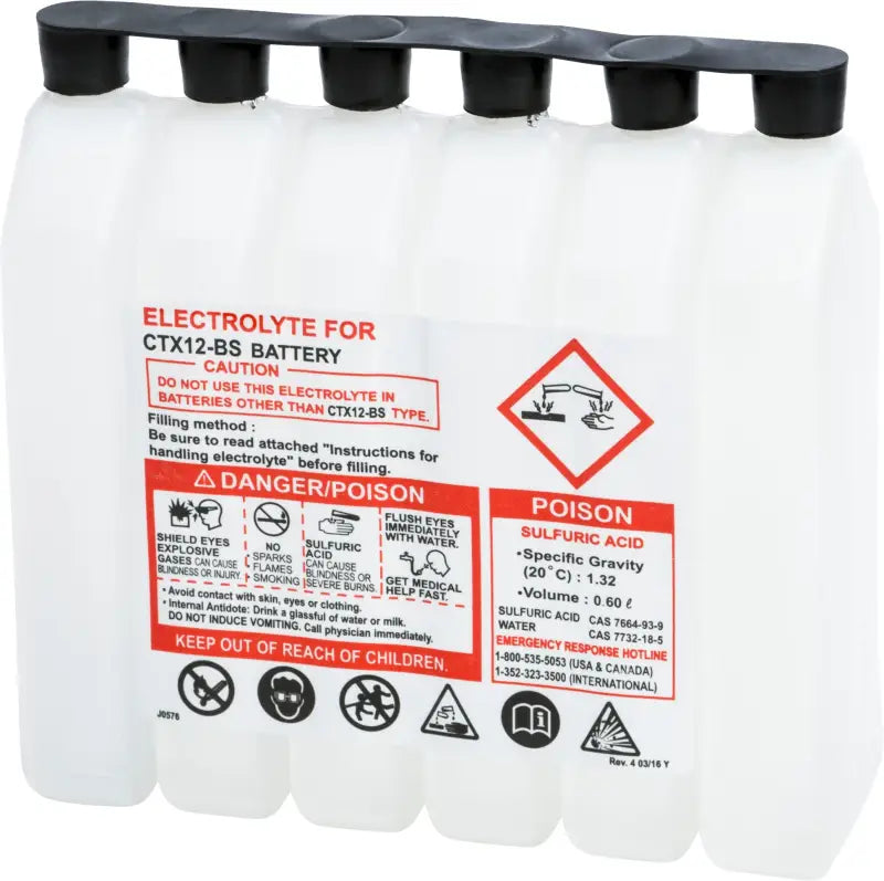 600CC CTX Sealed Battery Electrolyte Pack 600cc 