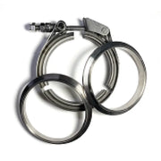 Stainless Bros 603-07610-2002 603-07610-2002 Stainless Bros 3.0in SS304 V-Band Quick Release Clamp Assembly (2 Flanges/1 Clamp)