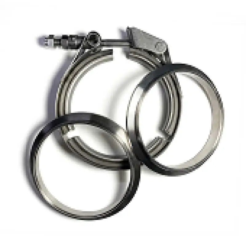 Stainless Bros 603-07610-2002 Stainless Bros 3.0in SS304 V-Band Quick Release Clamp Assembly (2 Flanges/1 Clamp)