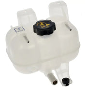 Translucent plastic coolant reservoir with black cap for Dorman coolant reservoir repair