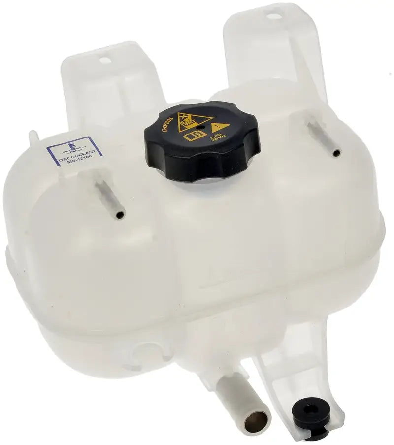 Translucent plastic coolant reservoir with black cap for Dorman coolant reservoir repair