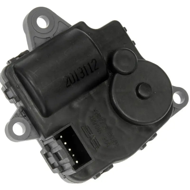 Black plastic Dorman Air Door Actuator with mounting flanges for Dorman Air Door systems