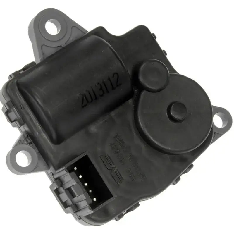 Black plastic Dorman Air Door Actuator with mounting flanges for Dorman Air Door systems