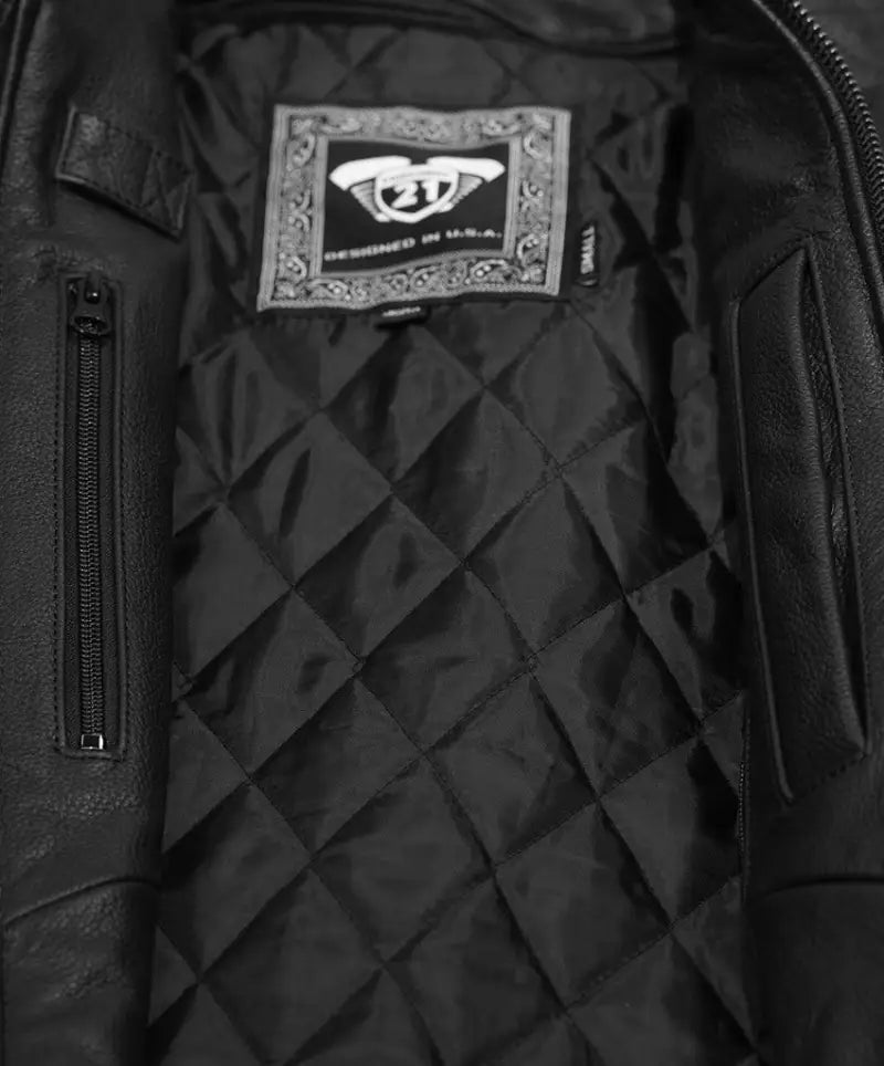 #6049 489-1010~2 GaSSer Jacket Black Sm 