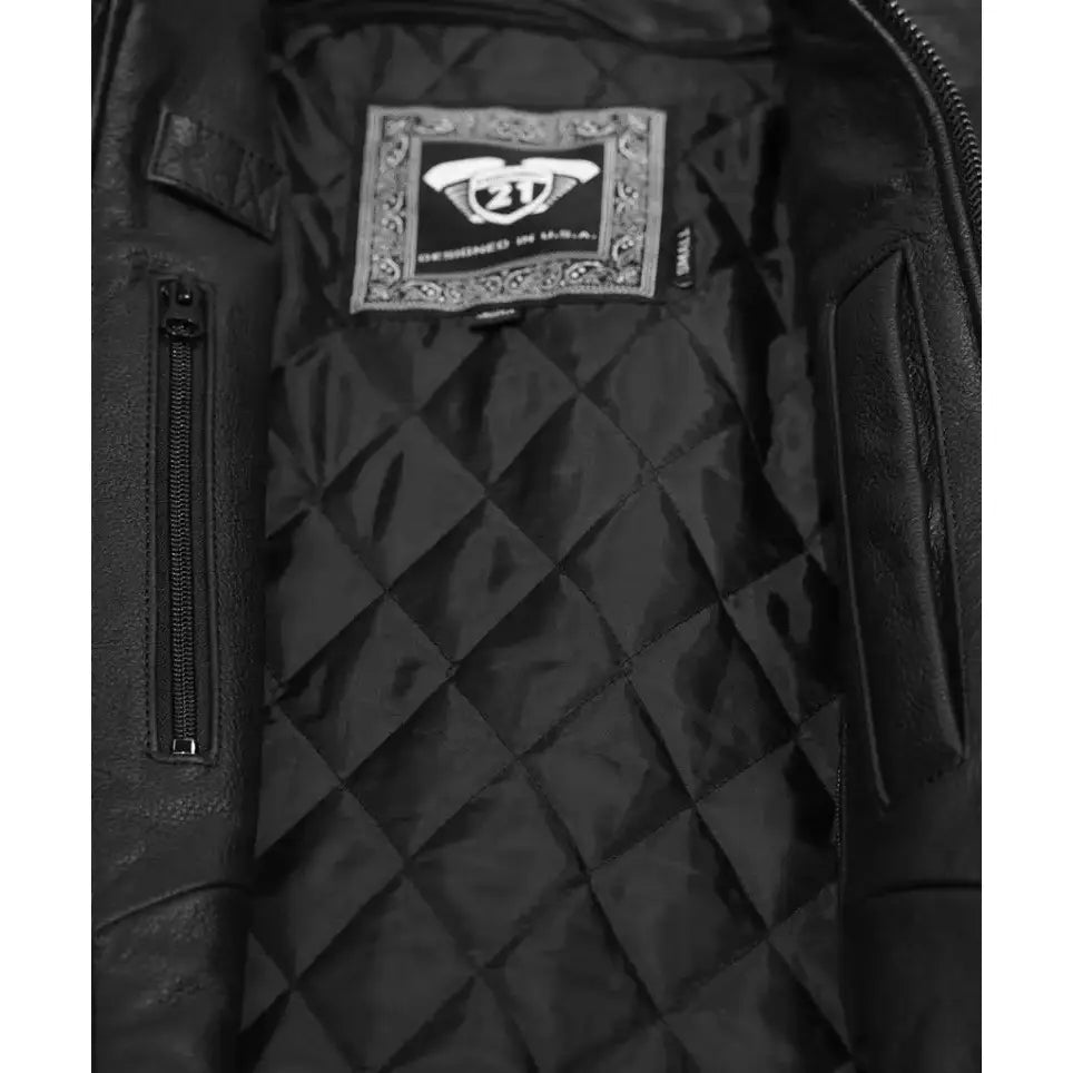 #6049 489-1010~2 GaSSer Jacket Black Sm 