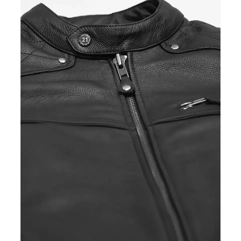 #6049 489-1010~2 GaSSer Jacket Black Sm 