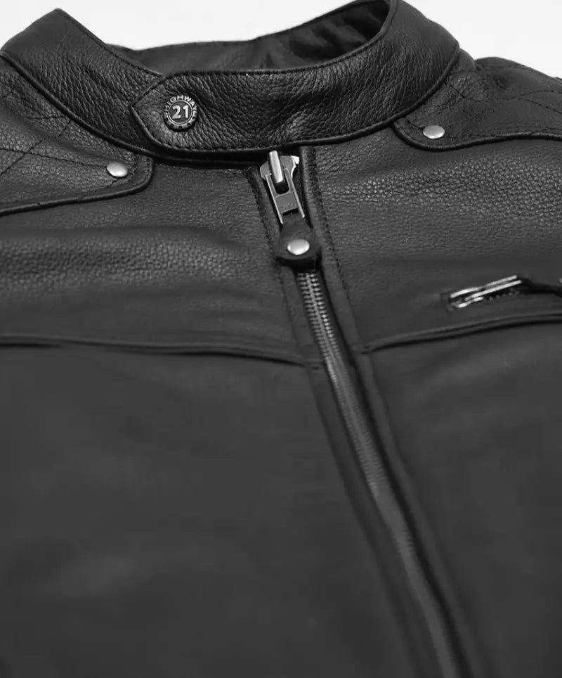 #6049 489-1010~3 GaSSer Jacket Black Md 