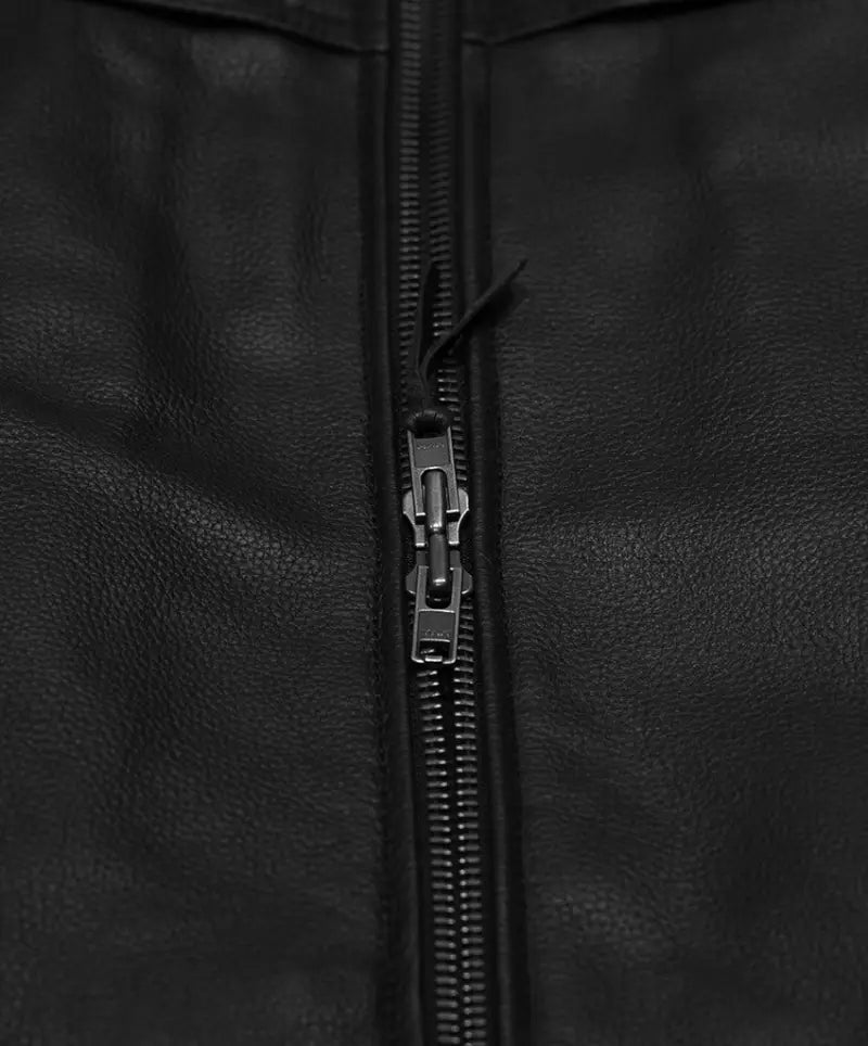 #6049 489-1014~2 Gunner Jacket Black Sm 