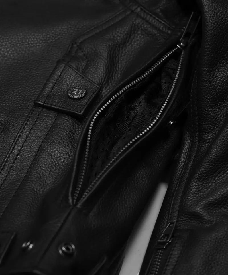 #6049 489-1014~8 Gunner Jacket Black 4x 