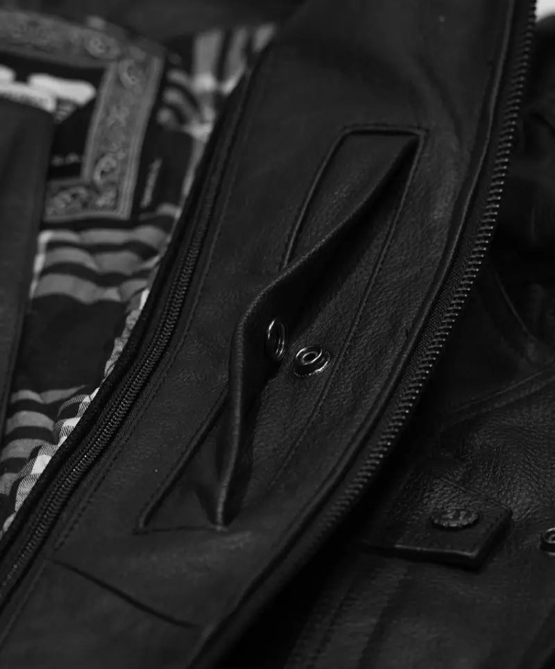 #6049 489-1015~3 Gunner Jacket Gunmetal Md 