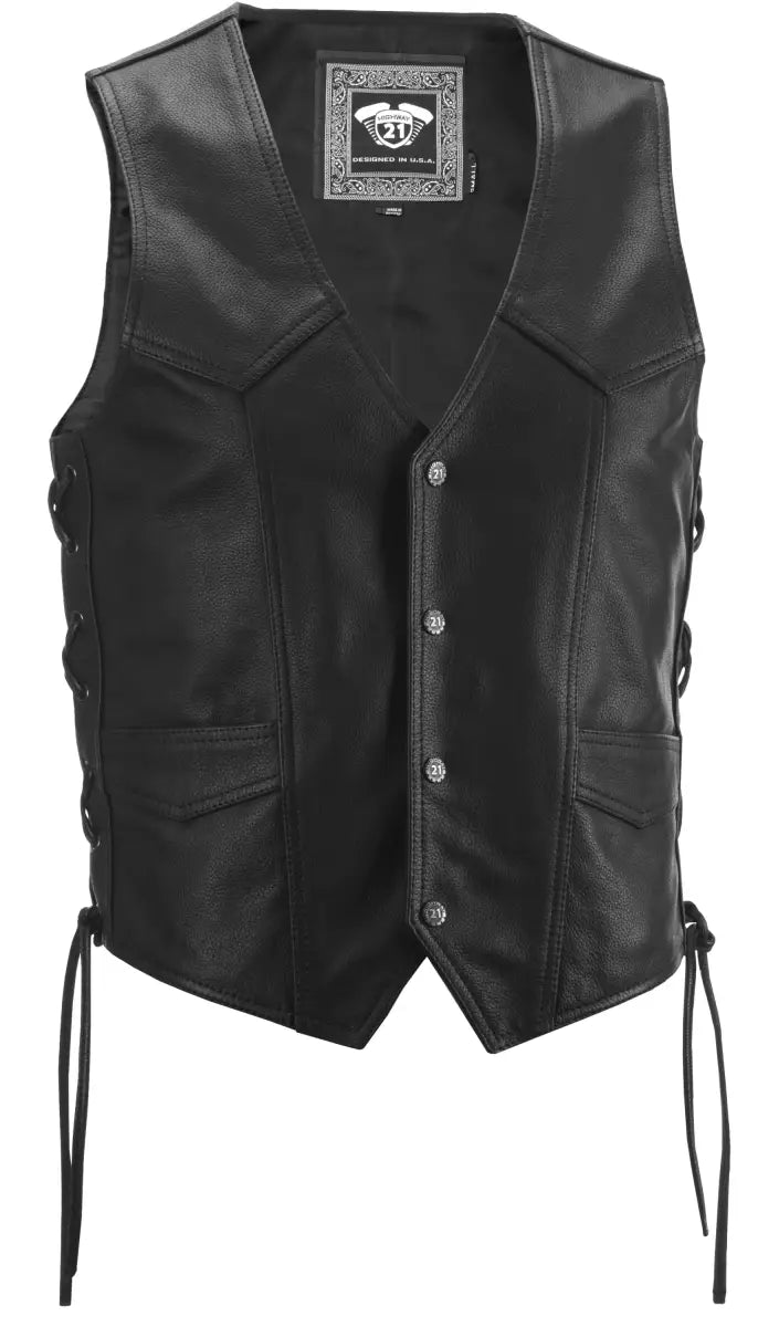 #6049 489-1070~8 Six Shooter Vest Black 4x 
