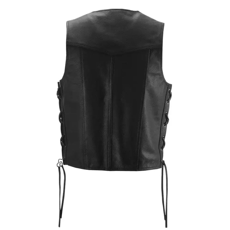 #6049 489-1070~8 Six Shooter Vest Black 4x 