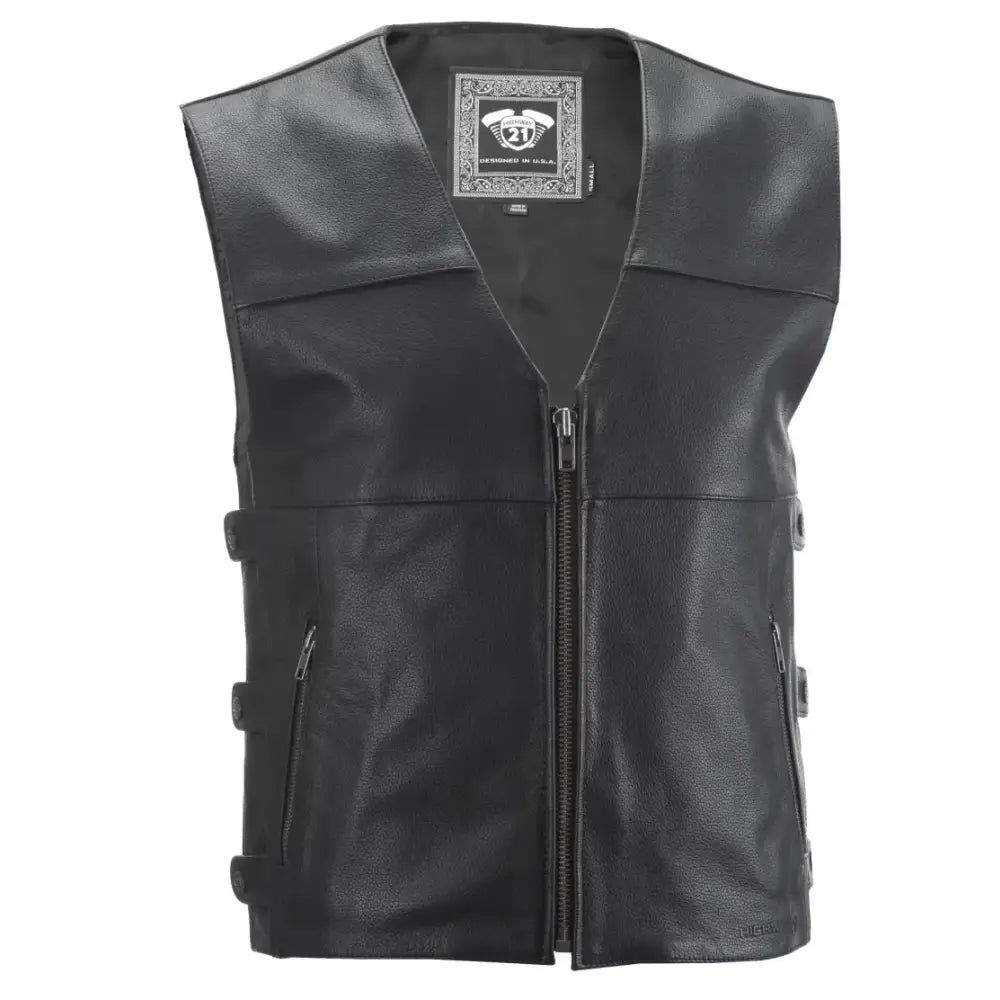#6049 489-1072~7 12 Gauge Vest Black 3x 