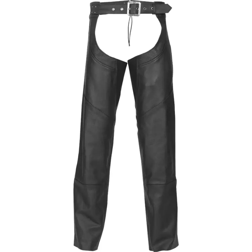 #6049 489-1090~8 Maverick Chaps Black 4x 