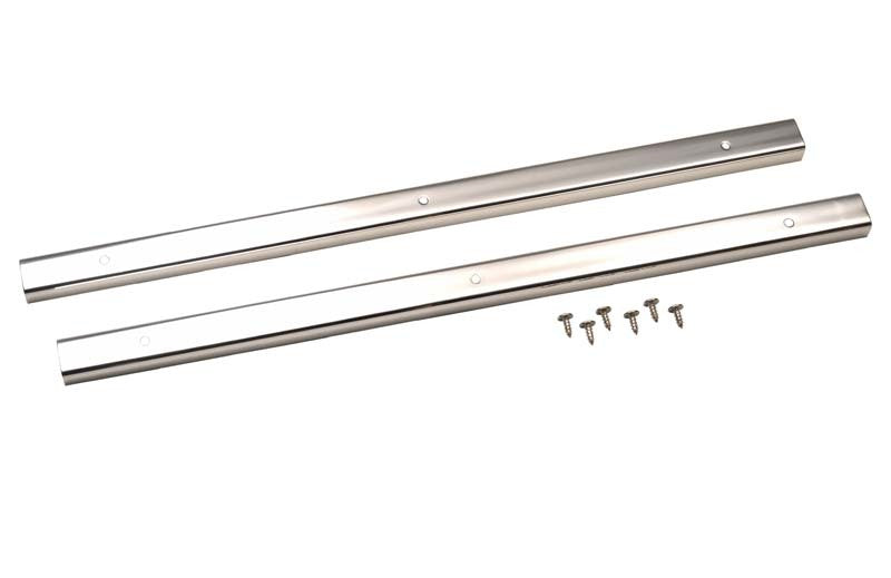 Kentrol 30416 Kentrol 76-95 Jeep CJ7 Wrangler YJ Entry Guards Pair - Polished Silver