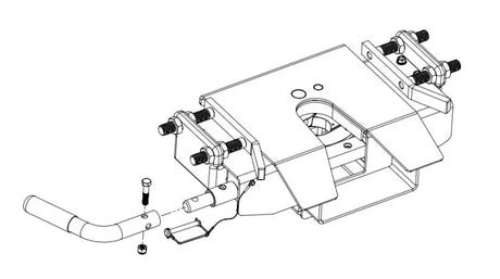 6081 Demco RV Fifth Wheel Trailer Hitch Head Double Pivot