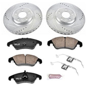PowerStop K5752 Power Stop 09-11 Audi A4 Front Z23 Evolution Sport Brake Kit