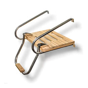 60903 Whitecap Teak Swim Platform W/Ladder Inboard - Dock Ladder