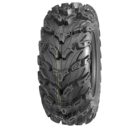QuadBoss QBT672 Radial Mud Tire - 27x11R12 8Ply - 609314 for ATVs and UTVs, featuring an aggressive tread pattern for optimal traction in muddy conditions.