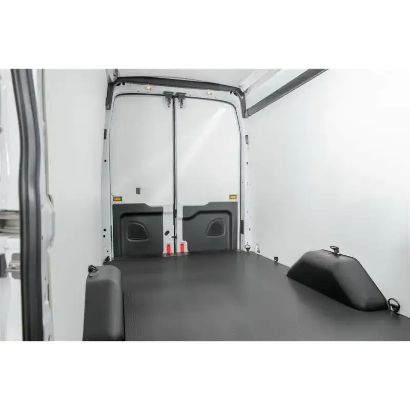 Empty cargo van interior with Legend Fleet Duratherm door liner for durable fleet doors
