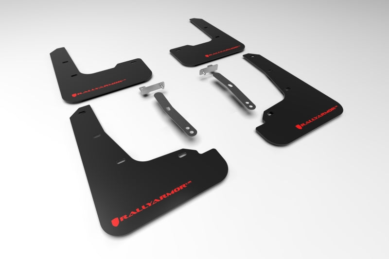 Rally Armor MF69-UR-BLK-RD Rally Armor 21-23 Hyundai Elantra (Will Not Fit Elantra N/N Line) Black UR Mud Flap w/ Red Logo