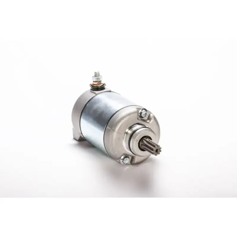 New silver and grey electric starter motor with splined shaft for engine starting RV parts