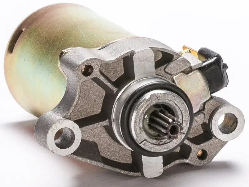 Automotive starter motor with exposed drive gear for RV parts & accessories or truck parts