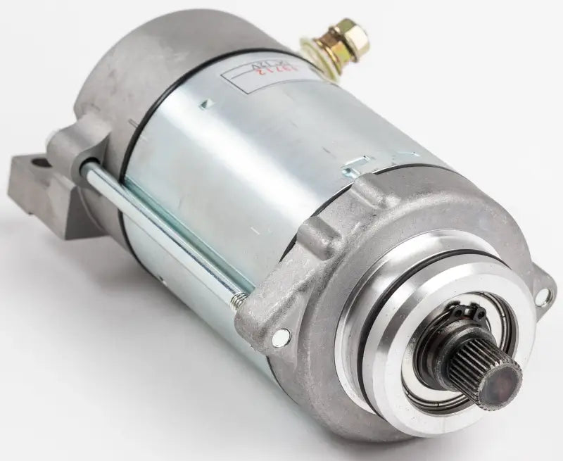 Silver and gray 61-125h starter motor for reliable engine starting
