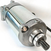 Silver and gray electric starter motor for RV parts & accessories and powersports vehicles