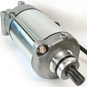 Silver and gray electric starter motor for RV parts & accessories and powersports vehicles