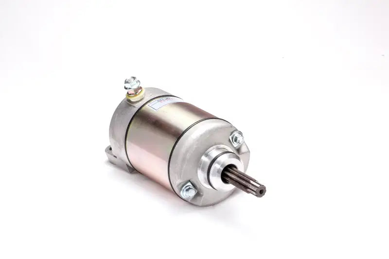 Silver and gold electric starter motor for 61-197 Starter RV parts accessories with OEM specs