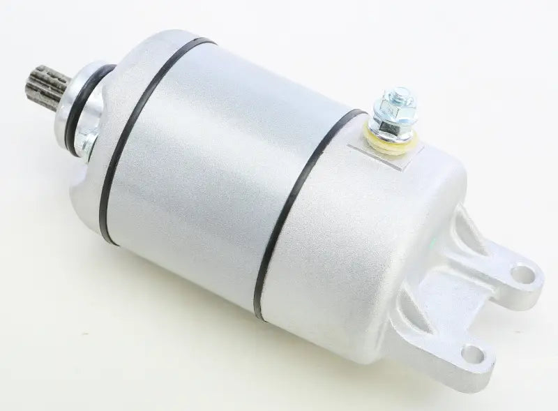 Silver starter motor with splined shaft for RV and truck parts & accessories