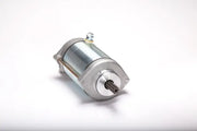 Silver and gray electric starter motor meeting OEM specs, perfect for RV parts & accessories