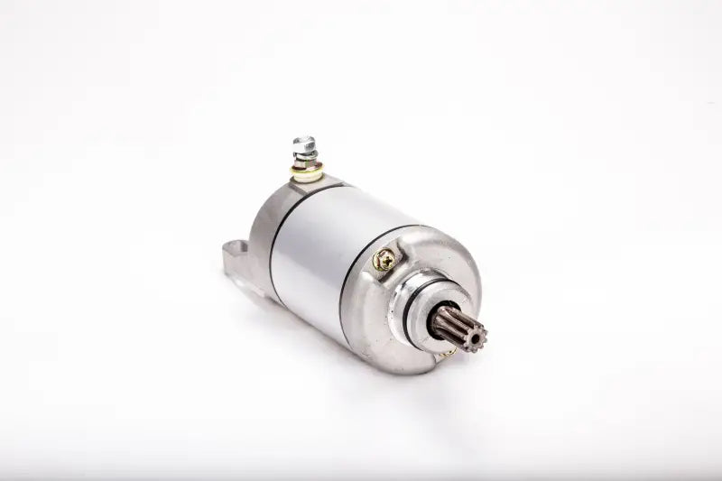 Silver and gray starter motor Kaw with splined shaft for Kaw vehicles