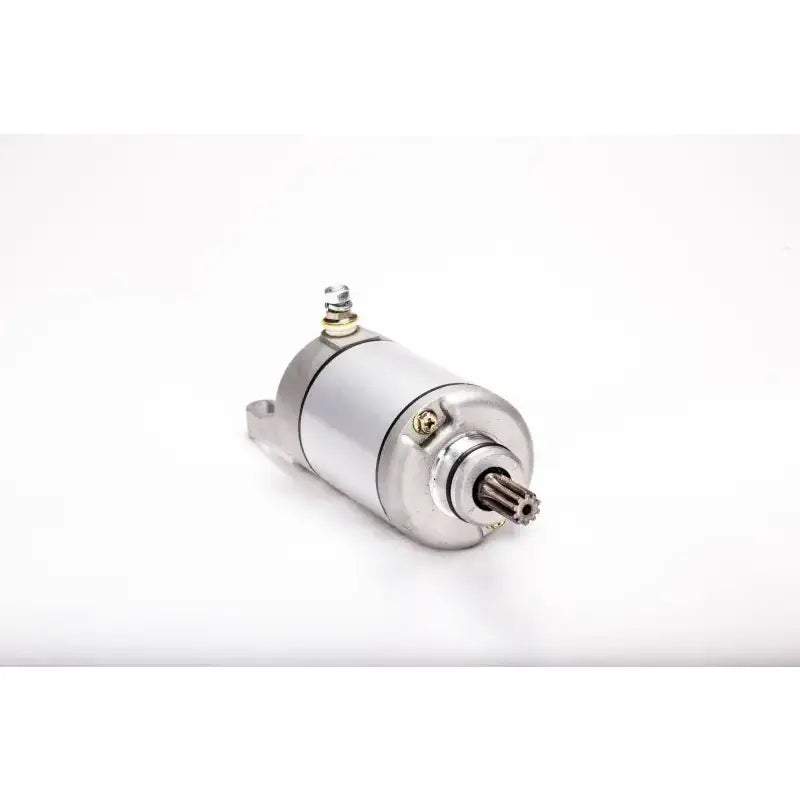 Silver and gray starter motor Kaw with splined shaft for Kaw vehicles