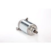 Silver and gray electric starter motor for RV parts & accessories with one-year warranty