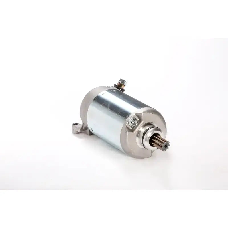 Silver and gray electric starter motor for RV parts & accessories with one-year warranty
