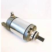 Silver and gray starter motor for vehicle, OEM specs, perfect RV parts & accessories