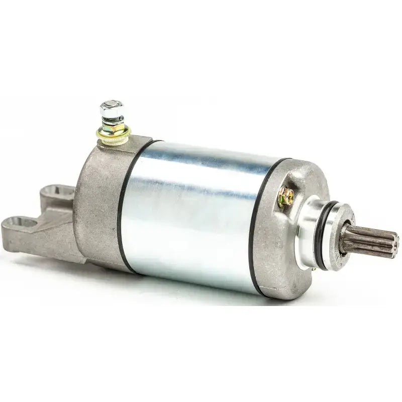 Silver and gray electric starter motor for vehicle’s starting, ideal in RV parts & accessories