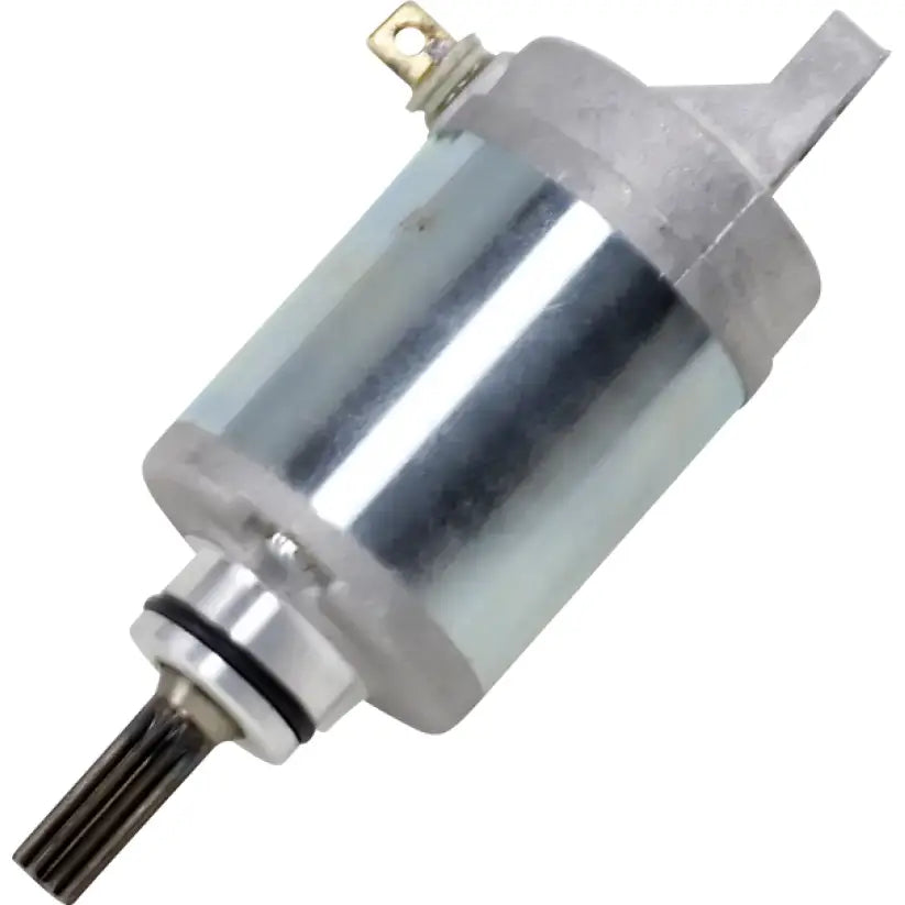 Silver and gray electric motor for 61-328 Ricks Starter Motor, reliable starter motor