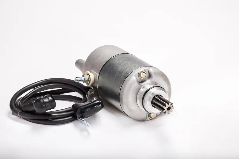 Electric starter motor with cable for 61-404 RV parts & accessories, meets OEM specs