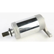 Silver and gray electric starter motor for RV parts & accessories, meets OEM specs