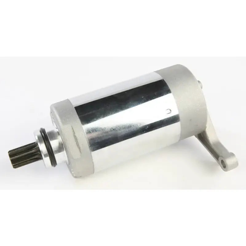 Silver and gray electric starter motor for RV parts & accessories, meets OEM specs