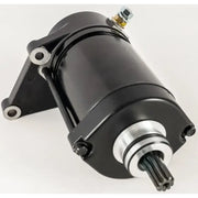 Black electric starter motor for 61-423 with OEM specs and 1-year warranty