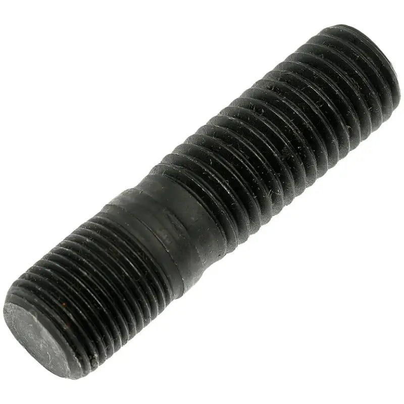 Black threaded metal wheel stud for Dorman HD Wheel and heavy-duty wheel applications
